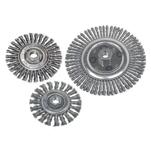 CGW Abrasives 60505 6 Radial Knot 5/8-11 Wire Brush Knot, 5 Pack Price Cut
