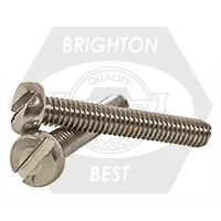 Best Price M3-0.50 x 8 mm Machine Screws, Slotted Cheese Head, 18-8 Stainless Steel A2, Full Thread, DIN 84, Qty 1000