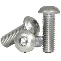6-32 x 5/8" Button Head Socket Cap Screws, 316 Stainless Steel, Fully Threaded, Qty 100 Deal