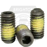 7/16"-14 x 5/8" Socket Set Screws, Cup Point, Nylon-Patch Black Oxide, Alloy Steel, Qty 100 Hot Deal