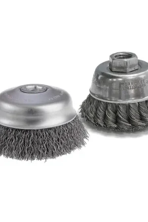 Time-Limited CGW Abrasives 60540 4 Cup Knot 5/8-11 Ah Wire Brush Cup, 5 Pack