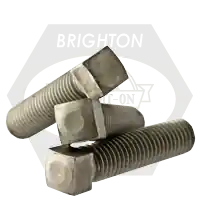 5/16"-18 x 1" Square Head Set Screws, Oval Point, Plain Finish, Coarse (UNC), Case Hardened, Qty 100 Holiday Sale