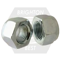 Hot Picks M12-1.50 Nylon Insert Lock Nuts (Thin), Metric Class 10, Zinc Cr+3, Fine (UNF), DIN 985, Qty 50