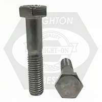 Certified M10-1.50 x 220 mm Hex Cap Screws, 316 Stainless Steel A4, Partial Thread, Coarse (UNC), DIN 931, Qty 10