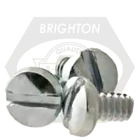 2-56 x 7/16" Machine Screws, Slotted Binder Head, 18-8 Stainless Steel, Full Thread, Qty 1000 Today Only