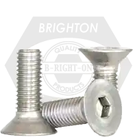 M4-0.70 x 18 mm Flat Head Socket Cap Screws, 18-8 Stainless Steel A2, Full Thread, Coarse (UNC), Qty 100 Same Day Shipping