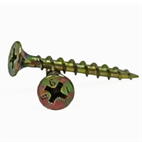 10-8 x 4" Bugle Head Phil, Coarse, Proferred Drywall Screws, Phillips Bugle, Zinc-Yellow Cr+6, Qty 5 Affordable