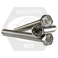 Mega Sale 3/8"-16 x 1 3/8" Hex Cap Screws, 18-8 Stainless Steel, Full Thread, Coarse (UNC), ASTM F593, Qty 100