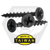 8-15 x 3" Proferred Drywall Screws, Phillips Bugle Head, Gray Phosphate Finish (Taiwan), Fine (UNF), Qty 2000 Budget