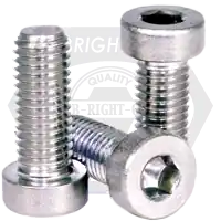 Don't Miss Out 6-32 x 1/2" Low Head Socket Cap Screws, 316 Stainless Steel A4, Full Thread, Qty 100