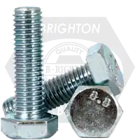Hot Picks M30-3.50 x 170 mm Hex Cap Screws, Metric Class 8.8, Zinc Cr+3, Partial Thread, Coarse (UNC), Medium Carbon Steel, DIN 931 / ISO4014, Qty 1
