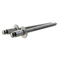 Holiday Sale Ssb8-6 1/4" x 3/8" (.251-.375) 304 Stainless Steel/Steel Zinc Dome Head Rivet (Inch) 09Bs86, Qty 250