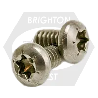 New Arrival M5-0.80 x 35 mm Machine Screws, Torx Pan Head, T25 Drive 6-Lobe, 18-8 Stainless Steel A2, Full Thread, Metric ISO 14583, Qty 100