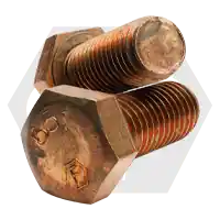 1/4"-20 x 2" Hex Cap Screws, Silicon Bronze, Full Thread, TFL 651, Made in USA, Qty 100 In Demand