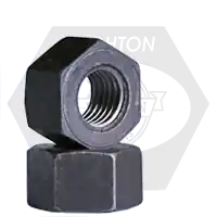 High Quality M27-3.00 Heavy Hex Nuts, Metric Grade 2H, Plain Finish, Coarse (UNC), Qty 25