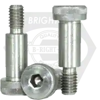 Brand New 1/2"-3/8-16 x 4 1/4" Socket Shoulder Screws, 18-8 Stainless Steel A2, Coarse (UNC), Qty 25