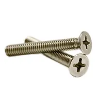 8-32 x 1/2" Machine Screws, Phillips Flat Head, 316 Stainless Steel, Full Thread, Qty 1000 Bargain