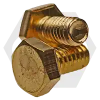 3/8"-16 x 2 1/4" Tap Bolts, Hex Head, Brass, Full Thread, Qty 50 Cheap