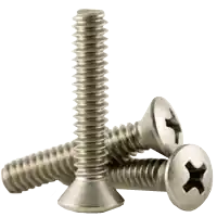 Limited Time M5-0.80 x 40 mm Machine Screws, Phillips Oval Head Countersunk, 304 Stainless Steel A2, DIN 966, Qty 200
