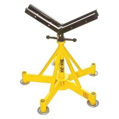 Last Chance Sumner 3500 Max Jax with V-Head Pipe Jack Stand, 5000 lb Capacity, 32-44 in Height