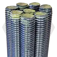 7/8"-9 x 6 ft F1554 Grade 55 S1 Threaded Rod, Hot-Dipped Galvanized HDG, Made in USA, Qty 4 Place Order