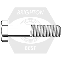 3/4"-10 x 3 1/2" Heavy Hex Structural Bolts, Type 1, Plain Finish, Partial Thread, A490, Qty 100 Special Offer
