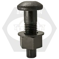 Cheap 7/8"-9 x 5 1/4" Tension Control Bolt A325, Round Head, Plain Finish w/ Heavy Hex Nut, Grade DH A563 & Round Washer F436, Qty 120