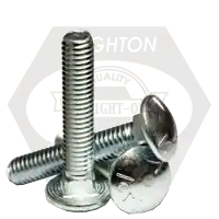 Direct From Factory 5/16"-18 x 3 1/4" Carriage Bolts, Grade 5, Zinc Cr+3, Full Thread, Coarse (UNC), Qty 600
