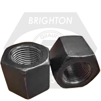 Top Pick 1 1/8"-12 High Nuts, Hardened, Grade 8, Plain Finish, Qty 35