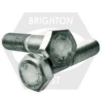 1"-8 x 2 3/4" A307 Grade B Heavy Hex Bolts, Coarse, Zinc Cr+3, Partially Threaded, Qty 50 Hot Deal