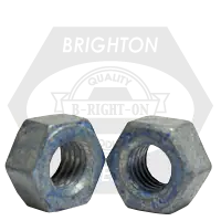 1 3/4"-5 Heavy Hex Nuts, Grade DH, A563, Hot-Dipped Galvanized HDG/Wax /Blue Dye, Coarse (UNC), (Bo x ) Qty 20 Reduced Price