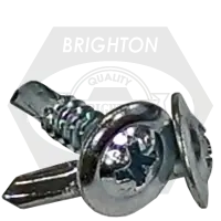 Instant Buy 8-18 x 1 5/8" Proferred Self-Drilling Screws, Phillips K-Lath Head, 2 Point BSD, Zinc Cr+3, Qty 4000