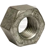 Super Sale 1 3/8"-8 Heavy Hex Nuts, Metal Keg, Grade 2H, A194/SA194, Hot-Dipped Galvanized HDG/Wax /Blue Dye (Barrel), Qty 200