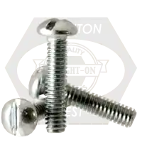 8-32 x 1 3/8" Machine Screws, Slotted Round Head, Zinc Cr+3, Full Thread, Qty 5500 Big Sale