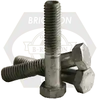 1/4"-20 x 7" Hex Bolts, Grade A, A307, Hot-Dipped Galvanized HDG, Coarse (UNC), Partial Thread, Qty 450 Save Now
