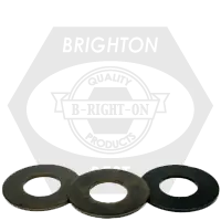 Shop Now 9/16" USS Flat Washers, Plain Finish, Medium Carbon Steel, Thru-Hardened (Import), Qty 1100