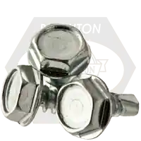 Genuine 12-14 x 1" Self-Drilling Screws, Phillips Flat Head, 3 Point, Zinc Cr+3, Full Thread, Qty 3000