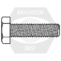 Last Chance 5/16"-18 x 2" Hex Tap Bolts, Grade 5, Zinc-Yellow Cr+6, Full Thread, Qty 800