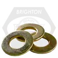 3/8" SAE Washers, Zinc-Yellow Cr+6, 50 LB Package (approx 6230 pcs) Free Returns