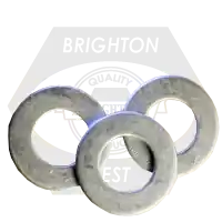 1" SAE Flat Washers, Hot-Dipped Galvanized HDG, Low Carbon Steel, Qty 50 Fresh Stock
