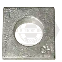 3/4" Square Beveled Malleable Iron Washers, Hot-Dipped Galvanized HDG, Qty 300 Best Price