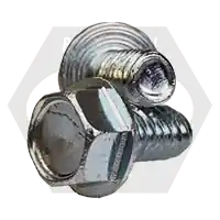 6-32 x 3/8" Thread Rolling Screws, Unslotted Indent Hex Washer Head HWH, Zinc Cr+3 & Wax , Full Thread, Qty 15000 Last Chance