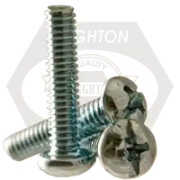 Buy Online 10-24 x 6" Machine Screws, Phillips/Slotted Combo Round Head, Zinc Cr+3, Full Thread, Qty 700