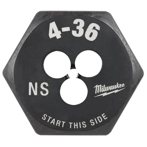 Milwaukee Tool 49-57-5307 4-36 NS 1-Inch Hex Threading Die Budget