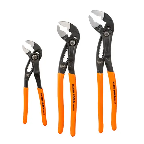 Klein Tools D5053BKIT Quick Adjust Klaw Pump Pliers Set, 3-Piece Fan Favorite