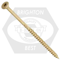 10 x 4" Professional Decking & Outdoor Wood Screw (SKT II), T-25 Star Drive (6-Lobe), 150 pcs w/1 Bit in Jar, Qty 1 Express Delivery