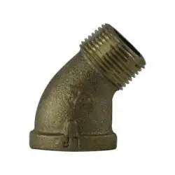 ANDERSON METALS 738124-12 45 deg Street Elbow, 3/4-in FPT x 3/4-in FPT, Bronze Price Cut
