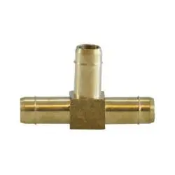 Midland Metal 57064-04 Tee, 1/4-in Hose Barb x 1/4-in Hose Barb x 1/4-in Hose Barb, Brass Hot Deal