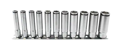 Sale Ko-ken RS2350M/11 Special 1/4 Sq. Dr. Deep NUT GRIP Socket Set, 5-14mm - 11 pieces