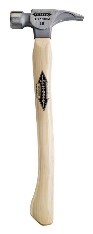 Stiletto TI16SC STILETTO 16oz Smooth/Curved Hickory Hammer Big Sale